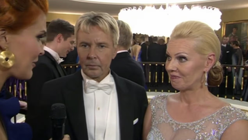 Matti Nykänen ja hänen vaimonsa Pia Nykänen