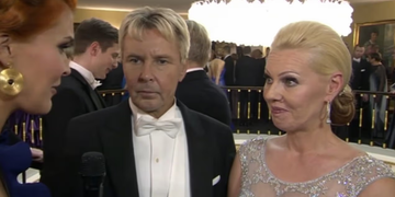 Matti Nykänen ja hänen vaimonsa Pia Nykänen