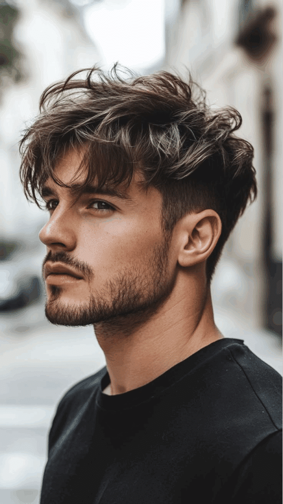 Textured Messy Fringe