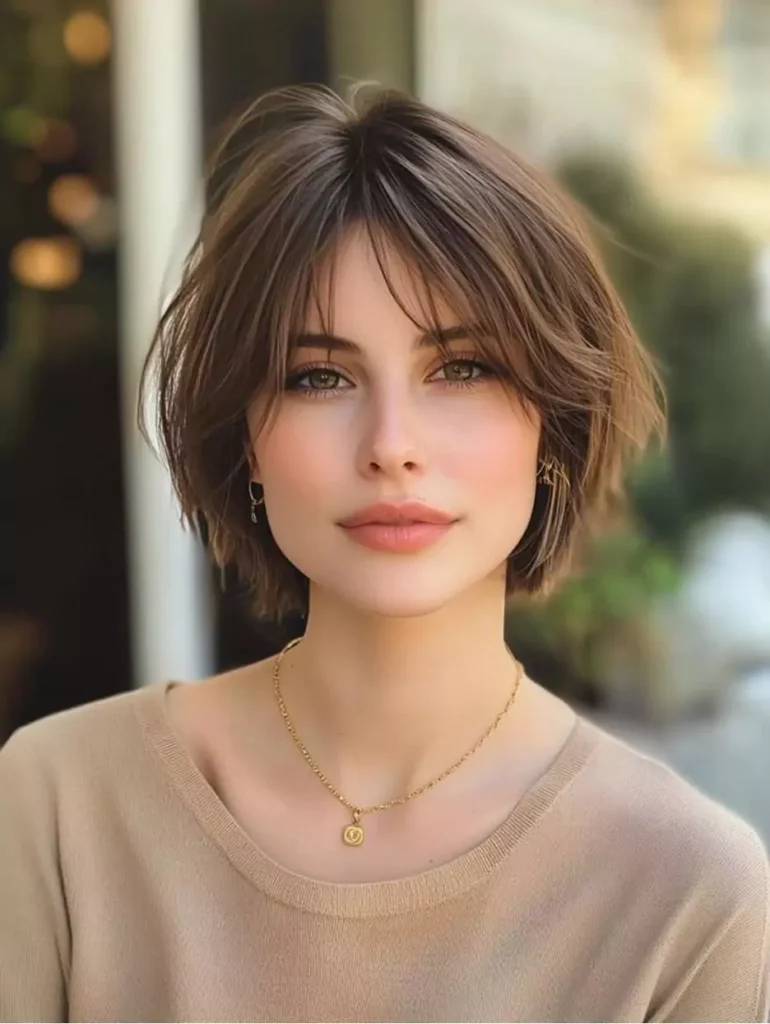 Curtain Bang Pixie