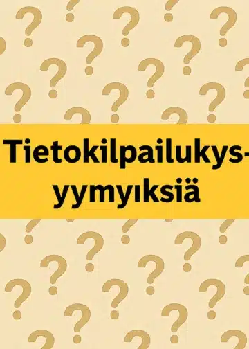 tietokilpailukysymyksiä