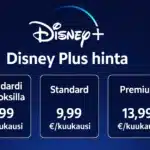 disney plus hinta