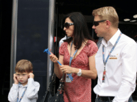 Mika ja Marketa Häkkinen Ellan, Danielin ja Lynnin kanssa