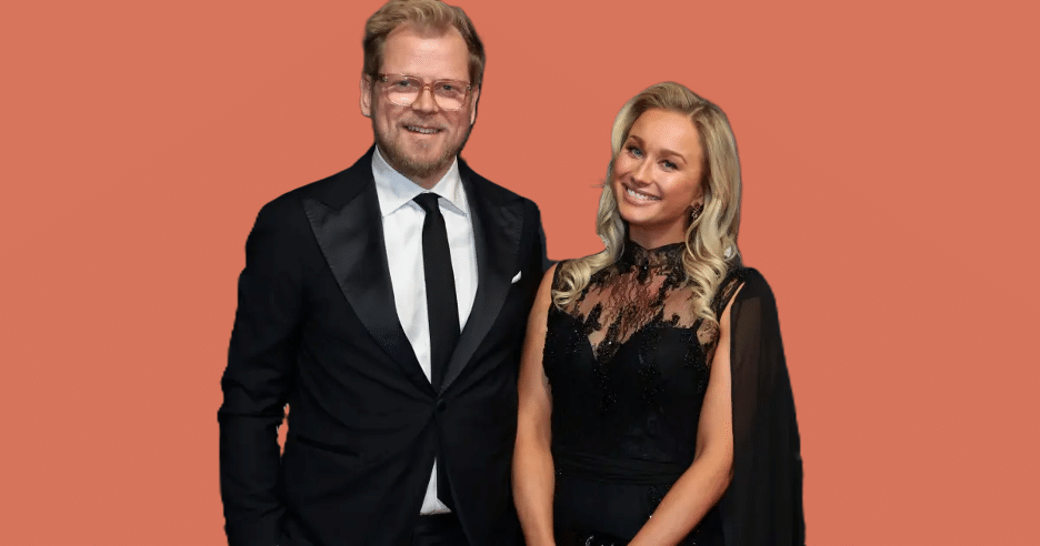 Antti Luusuaniemi ja hänen uusi vaimo Anne Ramsay